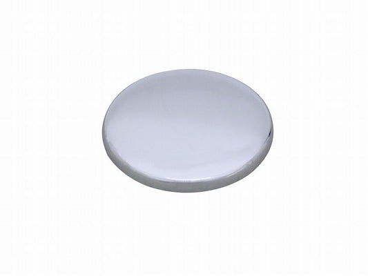 Flat low mirror cap bolt cover, chrome-plated
