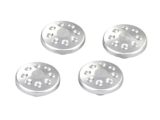 M8 Cap Bolt Covers 4pcs (Silver)