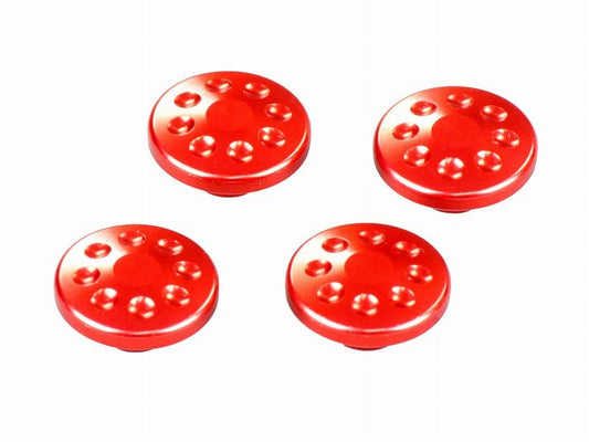 M8 Cap Bolt Covers 4pcs (Deep Orange)