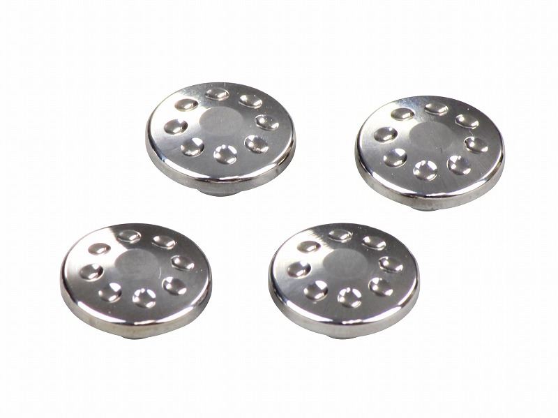 000 M8キャップボルトカバー4pcs (メッキ)