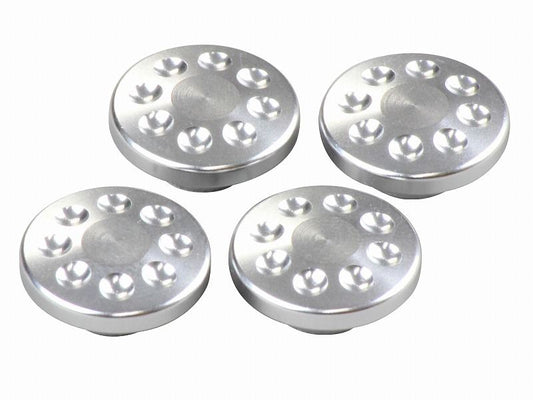 M10 Cap Bolt Covers 4pcs (Silver)