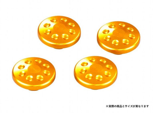 M10 Cap Bolt Covers 4pcs (Gold)