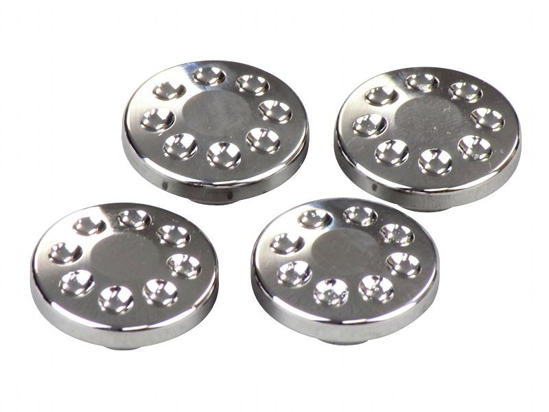 000 M10キャップボルトカバー4pcs (メッキ)