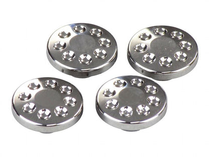 000 M10キャップボルトカバー4pcs (メッキ)