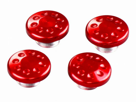 M6 Cap Bolt Covers, 4pcs (Red)