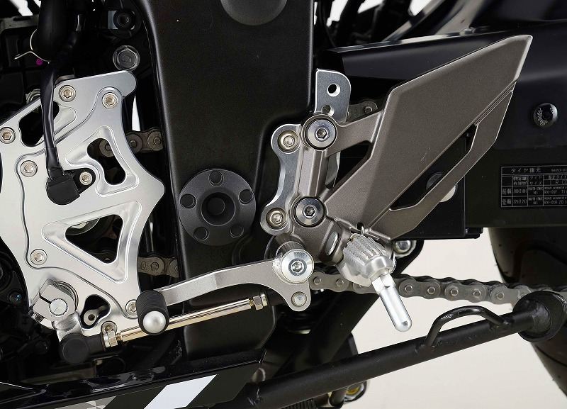 ステップアッププレート シルバー NINJA250 ニンジャ250/Z250