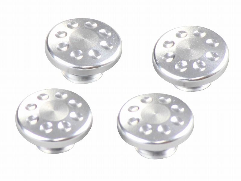 M6キャップボルトカバー4pcs (シルバー)