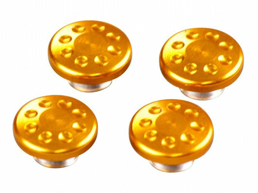 M6 Cap Bolt Covers, 4pcs (Gold)