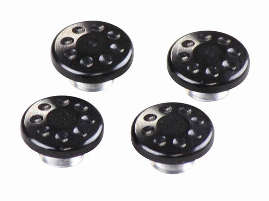 M6 Cap Bolt Cover 4pcs (Black)