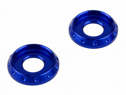 NASA Machined Washers M6 2pcs/set BLUE