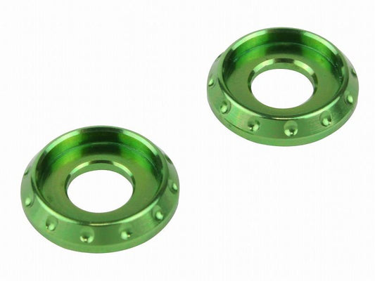 NASA Machined Washers M5 2pcs/set L.GREEN