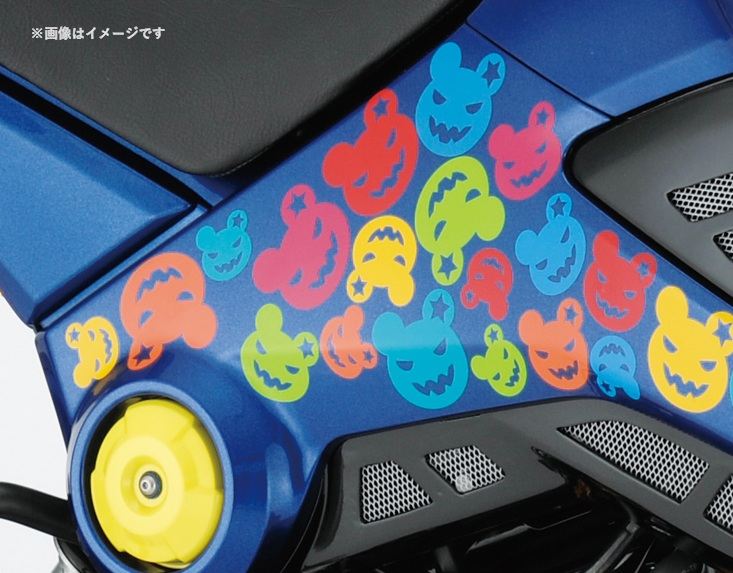 PERFORMERヌキモジ オーシャンブルー ステッカー