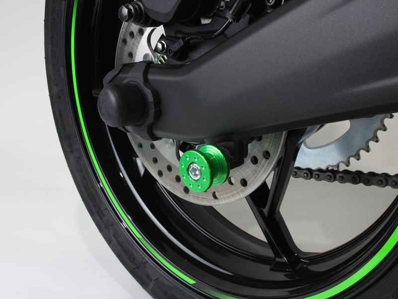 レーシングスタンドフック M8 2個入り ライトグリーン ZX-10R/GSX1300HAYABUSA GSX1300隼/CBR1000RR/S1000RR