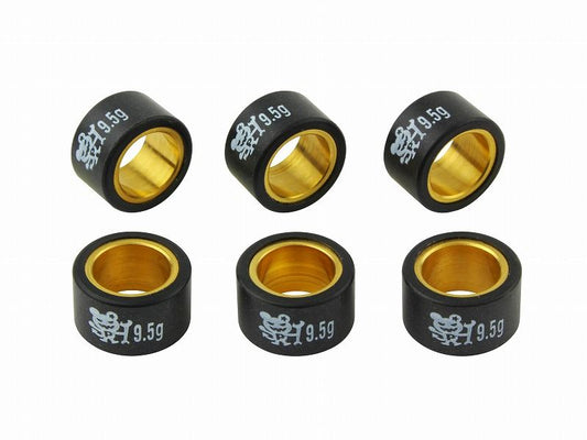 PERFORMANCE ウェイトローラー 20×12mm ヤマハタイプ 9.5g 6個入り CYGNUS X シグナスX/CYGNUS X SR シグナスX SR