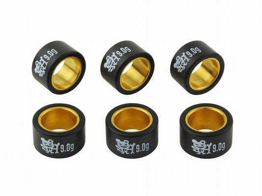 PERFORMANCE ウェイトローラー 20×12mm ヤマハタイプ 9.0g 6個入り CYGNUS X シグナスX/CYGNUS X SR シグナスX SR