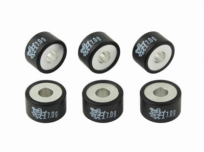 PERFORMANCE Weight Roller 20x12mm Yamaha Type 7.0g 6 Pieces CYGNUS X/CYGNUS X SR