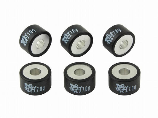 PERFORMANCE ウェイトローラー 20×12mm ヤマハタイプ 7.0g 6個入り CYGNUS X シグナスX/CYGNUS X SR シグナスX SR