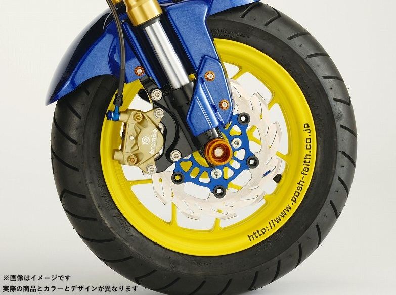 BREMBO 4podsフロントキャリパーサポート シルバー GROM グロム/MSX125