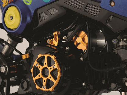 Aluminum Machined Clutch Cable Holder Gold GROM / MSX125