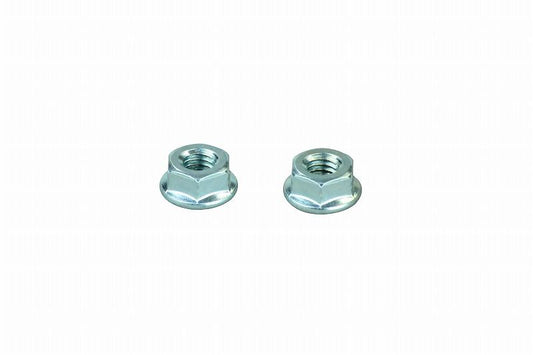 M6 Flange Nut Steel 2PCS 031177