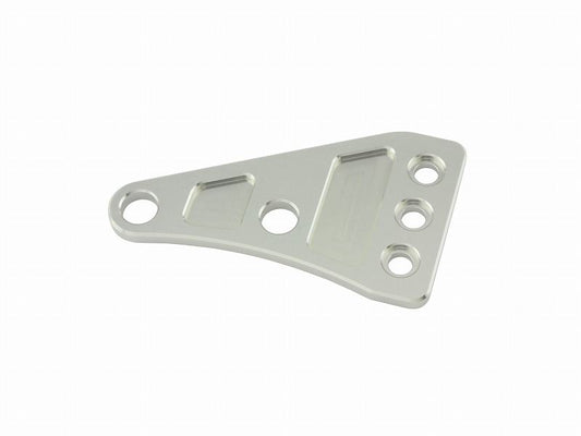 Machined Headlight Stay Plate Left, Silver