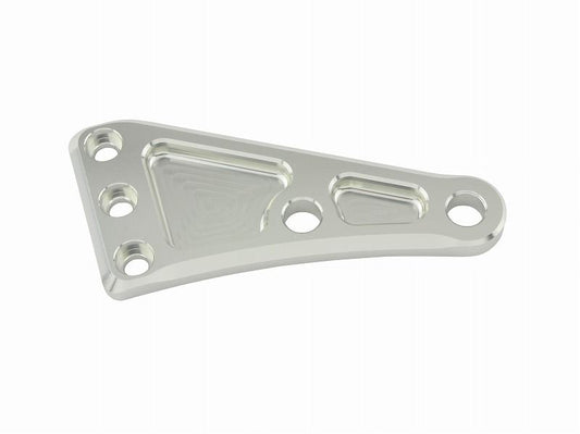 Machine long headlight stay plate for right, silver