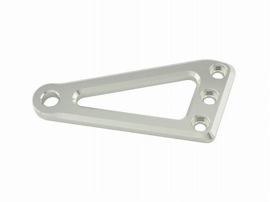 Machine Horizont Long Headlight Stay Plate Left Side Silver
