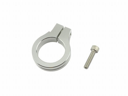Machine-Drilled Light Stay Clamp Circle 35mm 1 pc. Silver