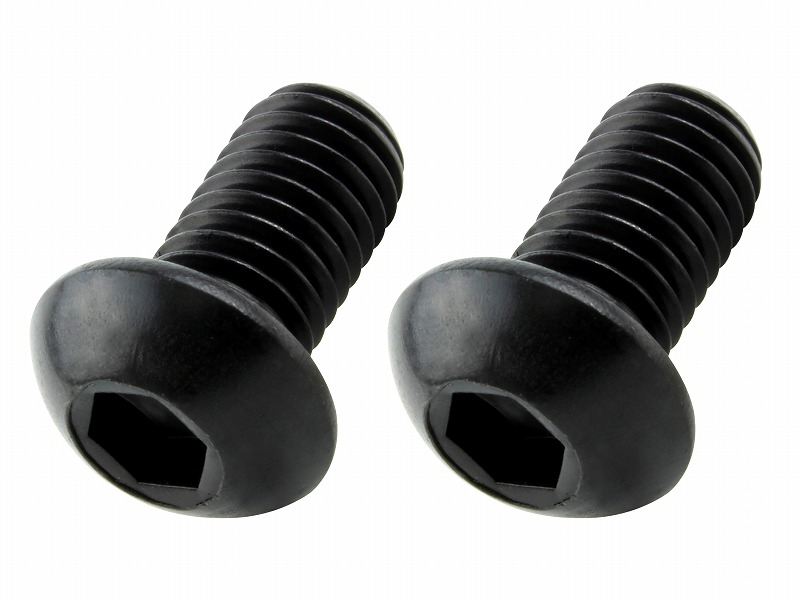 ボタンキャップボルト M8X15 ブラック 2pcs/Set
