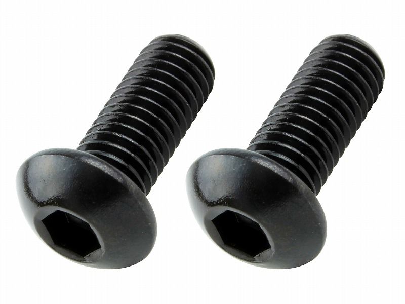 ボタンキャップボルト M8X20 ブラック 2pcs/Set