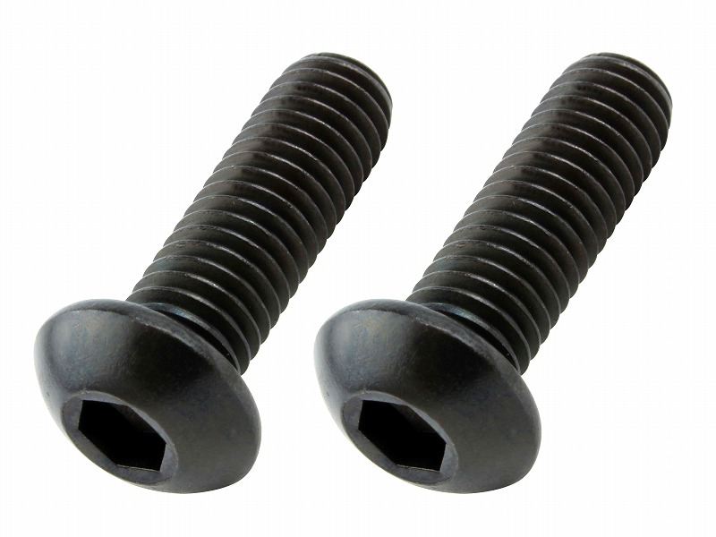 ボタンキャップボルト M8X25 ブラック 2pcs/Set