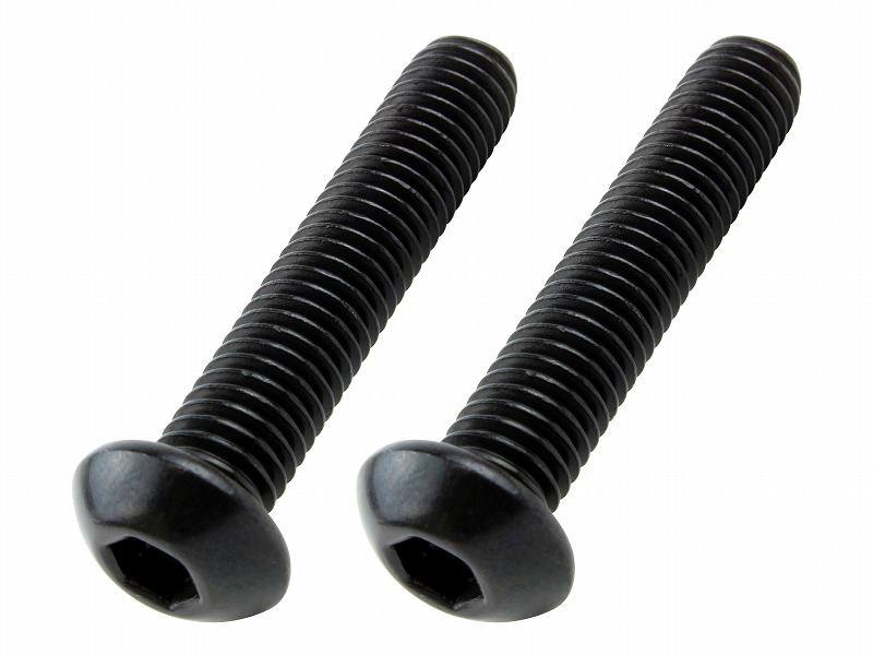 ボタンキャップボルト M8X40 ブラック 2pcs/Set