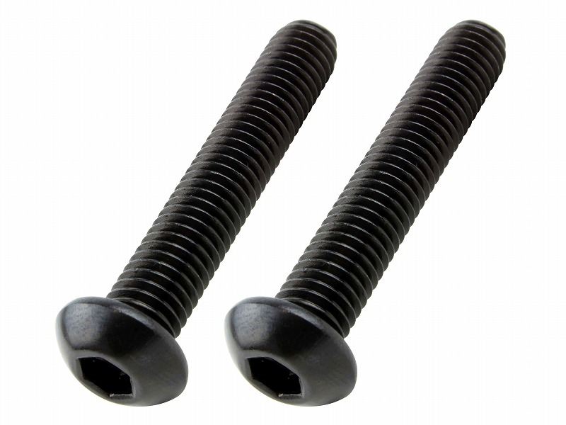 ボタンキャップボルト M8X45 ブラック 2pcs/Set