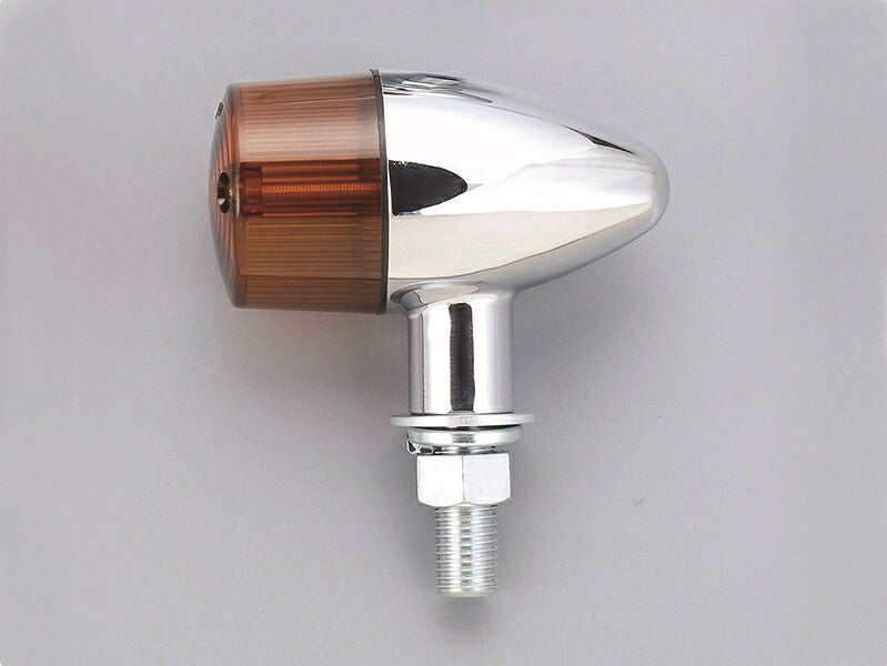 バルブタイプ ウインカーセット クラシカルシリーズ砲弾タイプ ブラックボディ/オレンジレンズ SR400/SR500