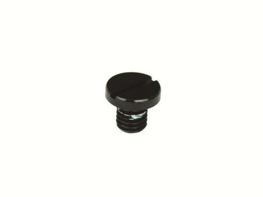 Aluminum Colored M8 Mirror Hole Caps (BLACK)