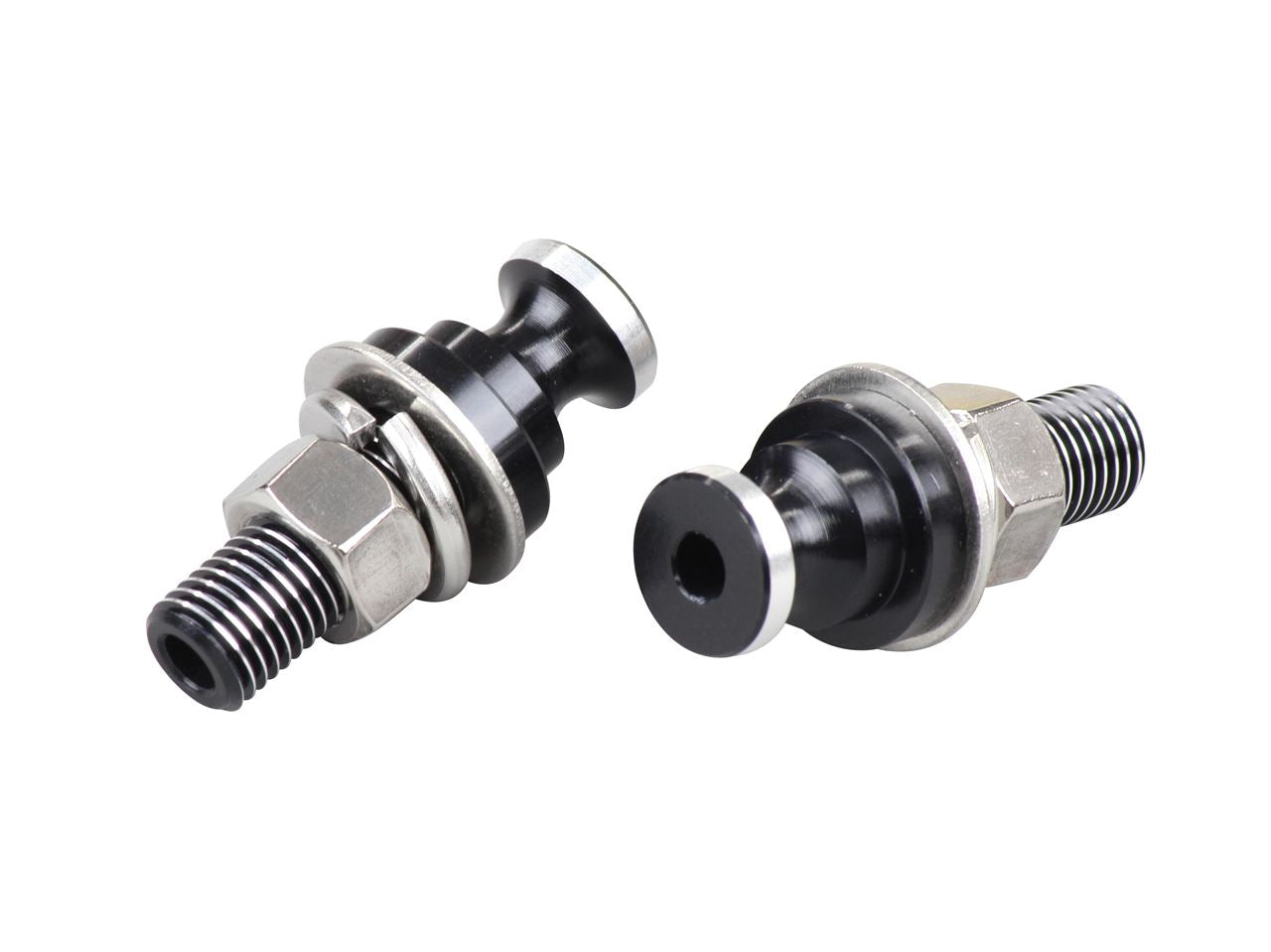 アルミメガショートウインカーステーM10X25(2pcs)ブラック