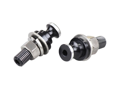 アルミメガショートウインカーステーM10X25(2pcs)ブラック