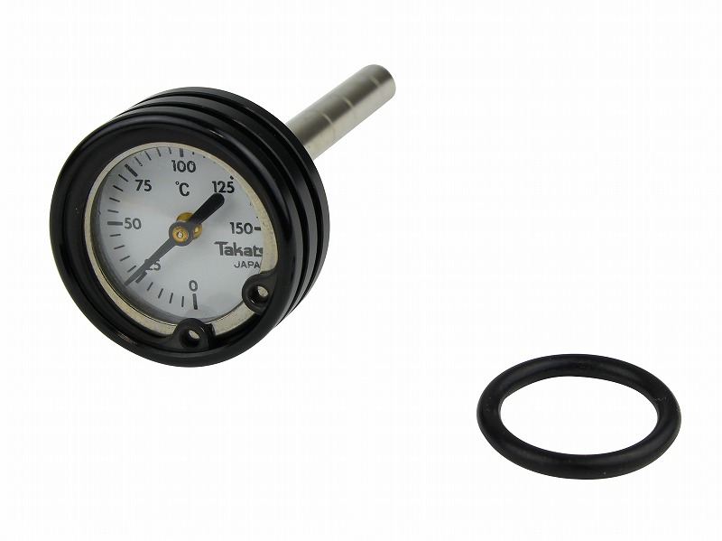 Neo-classic Oil Temperature Gauge - Black - For SRX400/SRX600/MONKEY/GORILLA/APE50/APE100