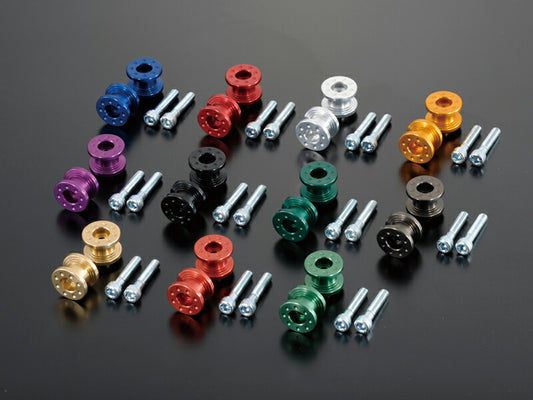 レーシングスタンドフック M8 2個入り ライムグリーン ZX-10R/GSX1300HAYABUSA GSX1300隼/CBR1000RR/S1000RR