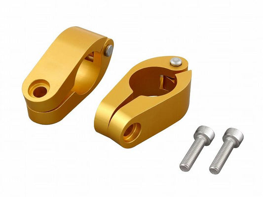 Quick Release Brace Clamps 22.4mm Size 2-Pack Champagne Gold