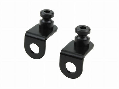 Front Blinker Stay Base (2 pcs) - Black/Steel - FTR223/CB223S