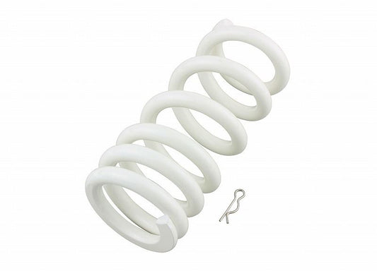 Reinforced Rear Shock Spring, Approx. 10% Stiffer, White Painted, for TW200/TW225