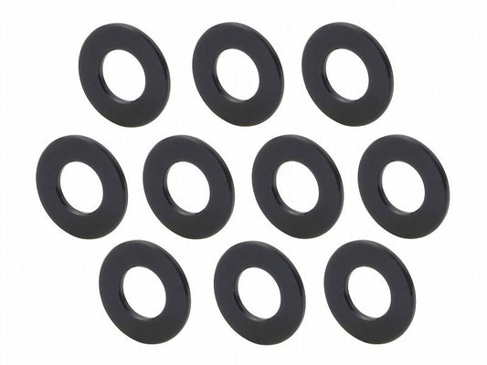 メカニックユース ユニバーサルカラーセット 内径6mm 外径12.6mm 厚さt=1mm 10個入り ブラック