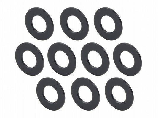 メカニックユース ユニバーサルカラーセット 内径8mm 外径16.5mm 厚さt=1mm 10個入り ブラック