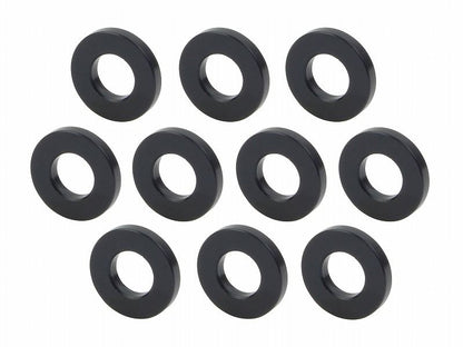 メカニックユース ユニバーサルカラーセット 内径6mm 外径12.6mm 厚さt=2mm 10個入り ブラック