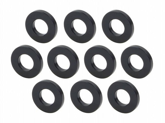 メカニックユース ユニバーサルカラーセット 内径6mm 外径12.6mm 厚さt=2mm 10個入り ブラック