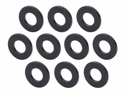 メカニックユース ユニバーサルカラーセット ブラック 内径10mm 外径21.6mm 厚さt=2mm 10個入り