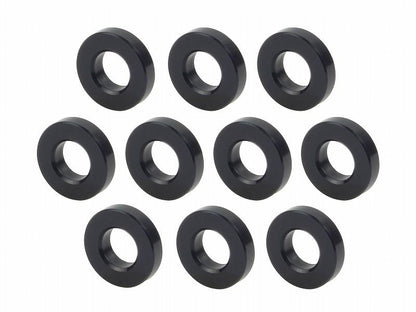 メカニックユース ユニバーサルカラーセット 内径6mm 外径12.6mm 厚さt=3mm 10個入り ブラック