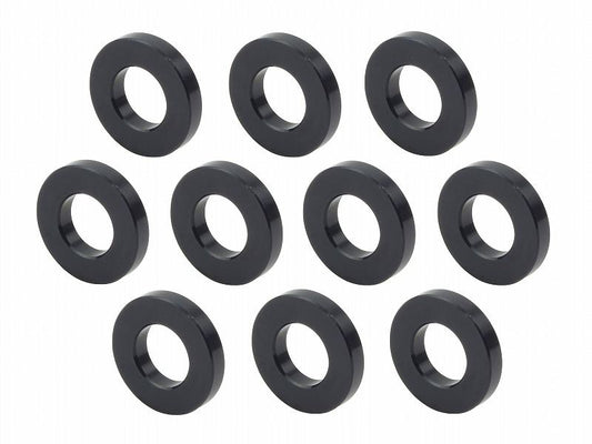 メカニックユース ユニバーサルカラーセット 内径8mm 外径16.5mm 厚さt=3mm 10個入り ブラック