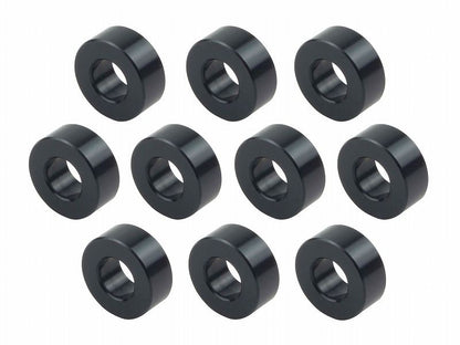 メカニックユース ユニバーサルカラーセット 内径6mm 外径12.6mm 厚さt=5mm 10個入り ブラック